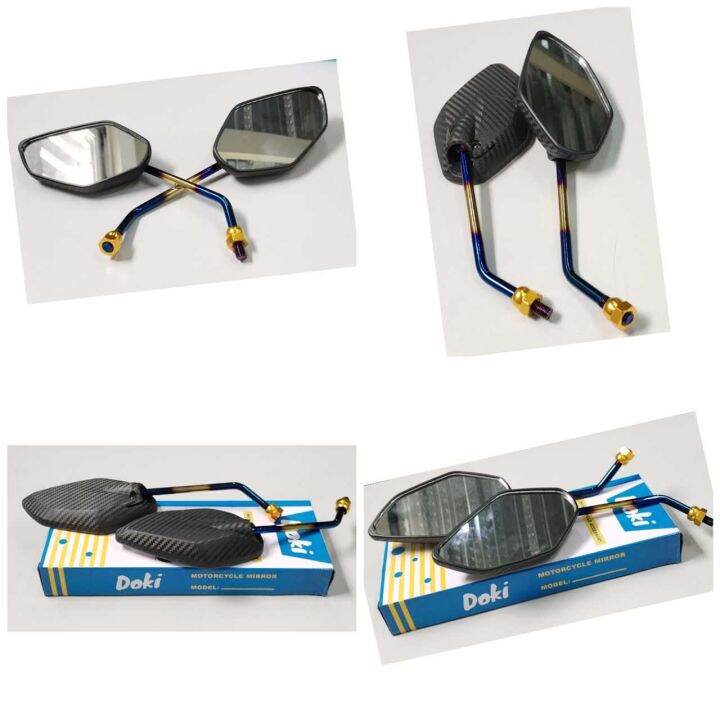 HONDA MOTORCYCLE SIDE MIRROR CARBON BLACK Lazada PH