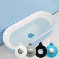 1 pack Bathtub Drain Stopper Silicone Water Stopper Drain Plug Cover Water-drop Design For Bathroom Laundry Kitchen W0