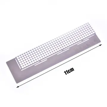 5D Diamond Painting Ruler 250 Holes Metal Drawing Ruler Practical for Art  Crafts