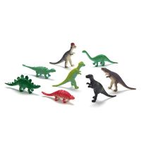 、‘、。； 24Pcs Jurassic World Dinosaur Animal Model Velociraptor Tyrannosaurus REX Triceratops Mini Action Figure Collection Kid Toy Gift