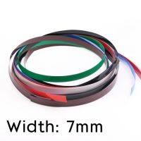 Width 7mm (Diameter 4mm) Lipo Battery Wrap PVC Heat Shrink Tubing Insulated Case Sleeve Protection Cover Flat Pack Colorful Cable Management