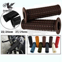 soft rubber retro scooter bar grips classic motorbike handle bar universal vintage moto grips cafe racer motorcycle handlebar