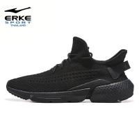 ERKE Fly Boost Knit Upper สี Black/Black รองเท้าผ้าใบ ผู้ชาย