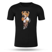 Summer 2022 3D Printed Little Bear Mens Clothing Oversized Tees Polyesterbreathable Casual T-Shirt Man Short Sleeve Tops