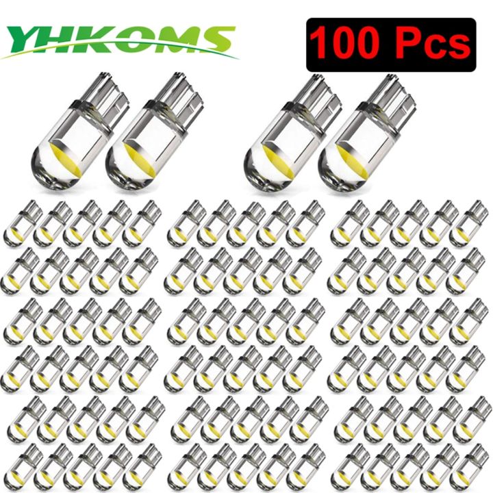 yhkoms-t10-led-194-w5w-หลอดไฟแอลอีดีสำหรับไฟแสดงตำแหน่งจอดรถไฟหีบฝาทรงโค้งแผนที่ภายในโคมไฟอัตโนมัติสีขาว12v-6000k