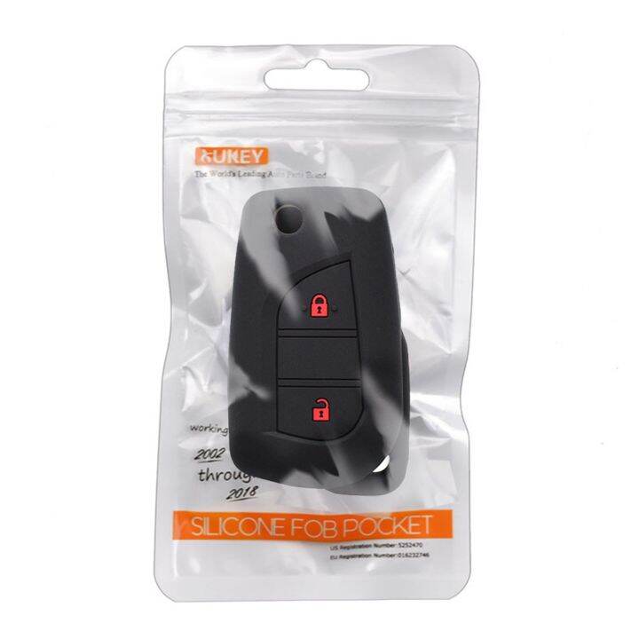 huawe-silicone-key-fob-car-remote-cover-shell-case-key-chain-ring-2-button-protector-for-toyota-corolla-highlander-rav-4-yaris-camry