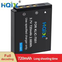 HQIX สำหรับ Kodak M320 M340 M341 M753 M763 M853 M863 M893 M1013 M1063 M1073 V550 V570 V705แบตเตอรี่ชาร์จ KLIC-7001กล้อง