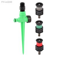 0-360 Degree Adjustable Lawn Rotating Water Sprinklers 1/2 quot;3/4 quot; Thread Holder Quick Coupling Nozzle Garden Irrigation Supplies