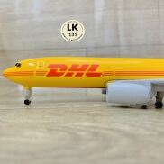Mô Hình Máy Bay Kim Loại 20Cm Cao Cấp Hãng DHL Tặng Kèm Chân Đế