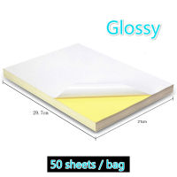 100 sheetspacket a4 laser printer copier ink-jet paper white kraft self-adhesive matte surface paper transfer paper