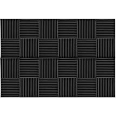 24PCS Sound Absorber Acoustic Foam Sound Insulation Wall Sound Insulation Replacement Accessories for Podcasts Reduce Noise (30 X 30 X 2.5 Cm)