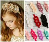 【YF】 1 Piece Chiffon Flower Baby Girl Headband Infant Hair Accessories Newborn Headwear Tiara Headwrap Gift Toddlers Bandage Ribbon