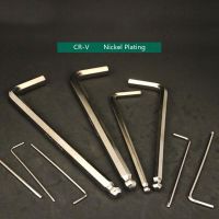 1/5/10 Pcs Ball Head Allen Key Set Metric Hex Wrench CR-V Alloy Nickel Plating L-type Screw Nuts Hexagon Wrench Repair Hand Tool Nails Screws Fastener