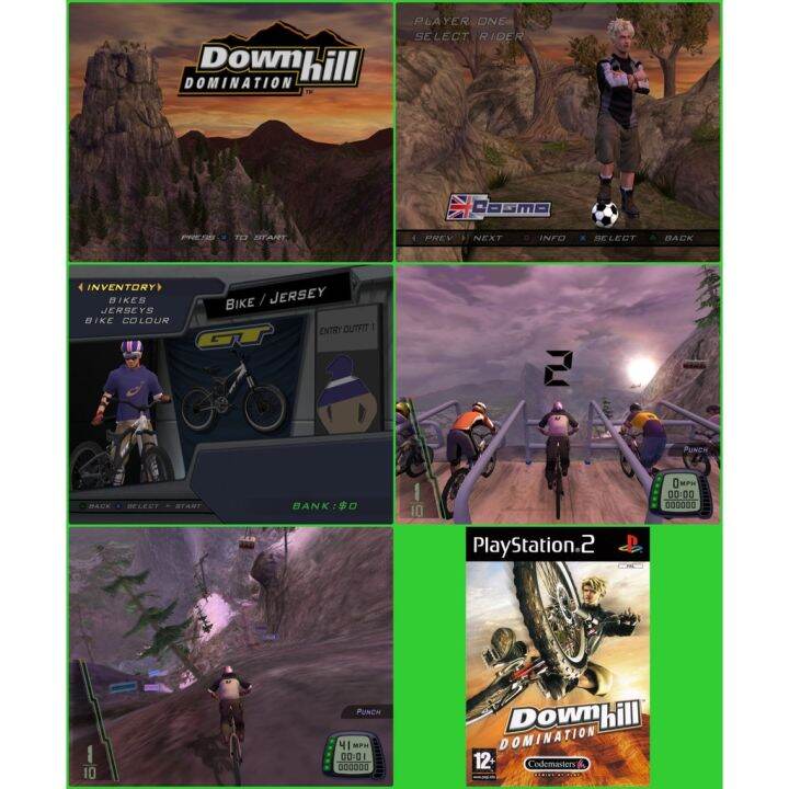 downhill-domination-และเกม-downhill-ของ-ps2-แผ่นเกม-playstation-2