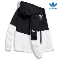 COD DSDFHFHGG Adidas เสื้อแจ็กเก็ต กันลม มีฮู้ด ป้องกันแดด แฟชั่นฤดูร้อน สําหรับผู้ชาย