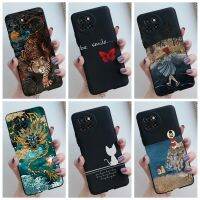 เคส S23สำหรับ Itel S665L เคสโทรศัพท์สีดำซิลิโคนนิ่มลายการ์ตูนลายสัตว์สำหรับ ITEL S23 S 23 ITELS23เคสมีสไตล์เคสกันชนสำหรับผู้ชายผู้หญิงเด็กหญิงเด็กชาย