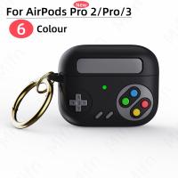 เคสสำหรับ Airpod Pro 2คอนโซลเกมย้อนยุค3D หรูหราฝาปิดซิลิโคนนุ่ม Airpods 3 2021สำหรับ Airpod Pro/ 2/1พร้อมห่วง