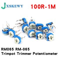 20pcs RM065 RM-065 100 200 500 1K 2K 5K 10K 20K 50K 100K 200K 500K 1M ohm Trimpot Trimmer Potentiometer variable resistor