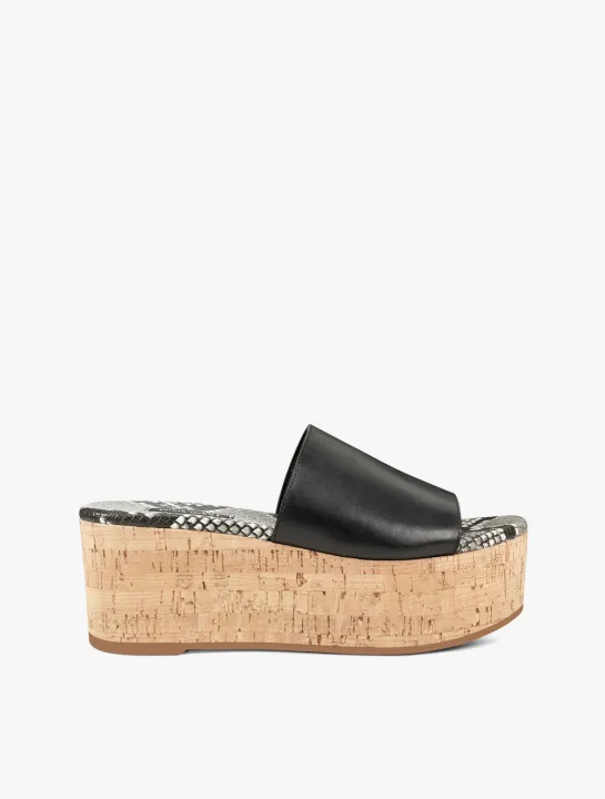flatform slide sandals
