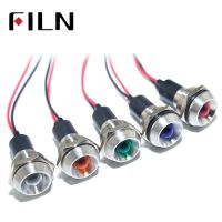 16mm mounting hole size metal high quality red yellow blue green 12v 24v 110v 220v indicator light