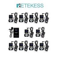 Retekess T130-T131 ระบบทัวร์ไกด์เสียงไร้สาย 99 ช่อง 50 เมตร สําหรับโรงเรียนโลจิสติกส์ การประชุม โรงงาน (ตัวรับส่งสัญญาณ 10 ชิ้น)