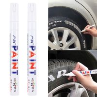 1pcs Hot Sale White Marker Pen Professional Waterproof Tire Pen Car Paint Pen Waterproof Car Wheel Tire Oily Painting Mark Pen