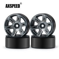 AXSPEED Heavy Duty 140g/Pc 1.9inch Metal Beadlock Wheel Rims Hubs for Axial SCX10 D90 TRX-4 1/10 RC Crawler Car Parts