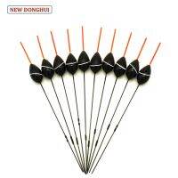 ◘❍ Newdonghui 10pcs/Lot Black Fishing Float Fishing Bobber 0.5g/1.0g/1.5/2.0g Buoyancy Oem Factory Store 201161