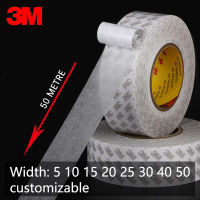 50 Meters/roll 3M 9080 Double Sided Tape Adhesive Strength Ultra Thin Viscosity Imported Temperature Resistant For Home Hardware