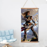 Game Horizon Zero Dawn Posters Prints Hanging Canvas Scroll Paintings Wall Art Pictures for Living Room Home Decor with Frame