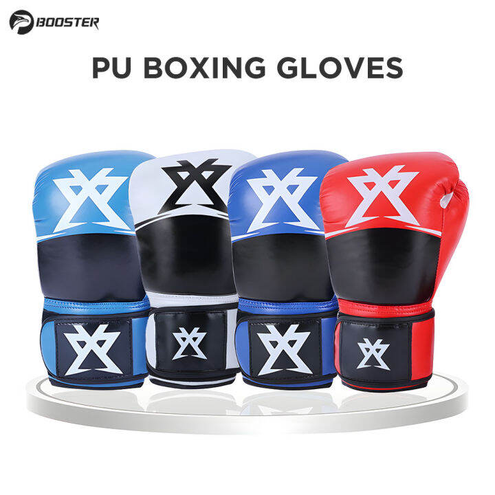 Booster 8,10,12,14,16 Oz Boxing Gloves Pu Leather Gloves Men Women Gym ...