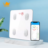 Rodanny Body Fat Scale Smart Bluetooth Bathroom Weight Health Precision Monitoring Wireless Digital BMI Composition yzer