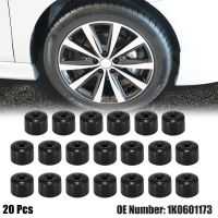 Uxcell 20pcs 17mm ID Wheel Lock Lug Nut Covers Bolt Center Tire Screw Cap with Remove Tool for VW Jetta Golf Sagitar Magotan Nails  Screws Fasteners