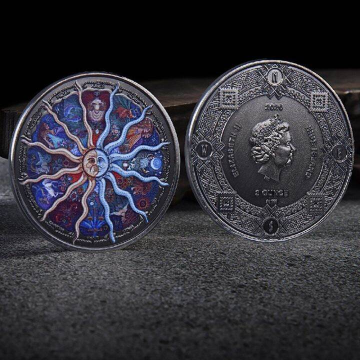 tree-of-life-array-challenge-coin-diagram-yin-yang-sun-god-nickel-ancient-silver-british-queen-elizabeth-commemorative-coin-gift