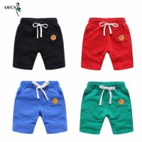 Hot Sale Solid Kids Trousers Children Pants For Baby Boys Summer Beach Loose Shorts Kids Clothing Sports Shorts Retail size2-12T