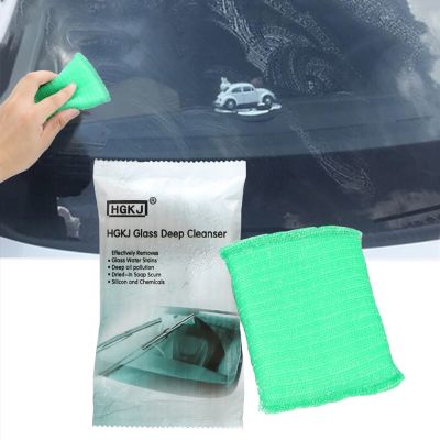 hot【DT】 Car Window Windshield Cleaning Sponge Remove Film Scratches Repair Paint Accessries
