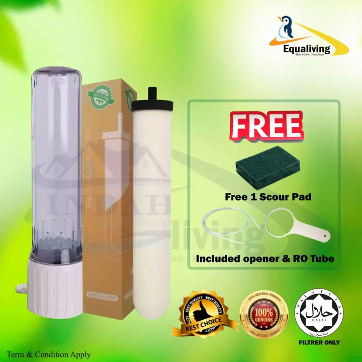 CTC3000 Transparent Water Filter Housing With Remington Standard JAKIM ...