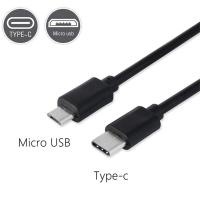 RBA3293 อุปกรณ์สำหรับโทรศัพท์มือถือ สายชาร์จไฟ USB-C ผู้ชาย สายเคเบิลข้อมูล ชาร์จได้รวดเร็ว สายเคเบิล Type-C USB-C ไปยังสาย Micro USB สาย Type C เป็น Micro USB สายเคเบิล USB