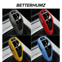 BETTERHUMZ ALCANTARA เกียร์เปลี่ยนลูกบิดตกแต่งปกตัดสติกเกอร์สำหรับ BMW Z4 E89 2009-2016รถจัดแต่งทรงผมเครือเถาอุปกรณ์เสริม