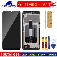 100% Original 6.53 Inch LCD Display + Touch Screen Digitizer + Frame Assembly Digitizer For UMIDIGI A11 Projector Screens