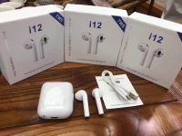 หูฟังไร้สายบลูทูธ i12 TWS Bluetooth 5.0 Earbuds Stereo Sound Standard Edition สีขาว เปิดและเชื่อมต่ออัตโนมัติ