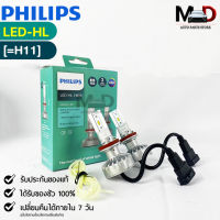 หลอดไฟรถยนต์ฟิลลิป PHILIPS Ultinon LED-HL H11 6000K รหัส 11362UL