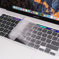 For MacBook Pro 13 inch 2020 M1 A2338 Keyboard Cover US / EU Enter Transparent TPU Keyboard Skin Protector Pro 13 A2289/A2251 Basic Keyboards