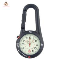 ขาย Well【HOT 】Luminous Dial Clip-On Carabiner Pocket Watch นาฬิกาแขวนปีนเขา