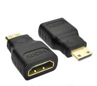 HDMI Female to Mini HDMI Male F/M Adapter 1080P (Black)