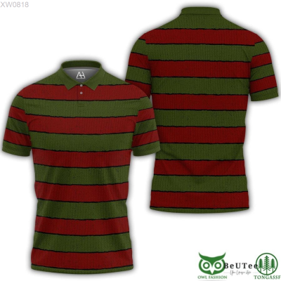 2023 NEW f.reddy (สต็อกเพียงพอ) Krueger Green and Red T SHIRT Shirt T SHIRTคุณภาพสูง size:S-5XL