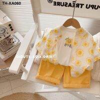 Little children holiday summer short-sleeved collar baby boy coat thin