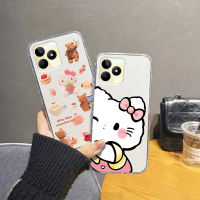 เคสโทรศัพท์ Realme C51 C53 รูปแบบการ์ตูนน่ารักปลอกซิลิโคนอ่อนนุ่มใส Realme C51 C53 ฝาครอบโทรศัพท์