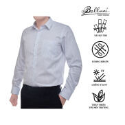 Áo sơ mi nam dài tay BELLUNI chất tencel chống tia UV thoáng mát