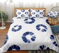 【hot】▩ 3 Pieces Tie-dyed Set Duvet Cover Tie dye Bed Textiles King Quilt Dropship